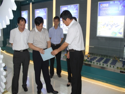 兗州區(qū)副區(qū)長劉曉林一行蒞臨天意機(jī)械指導(dǎo)工作！